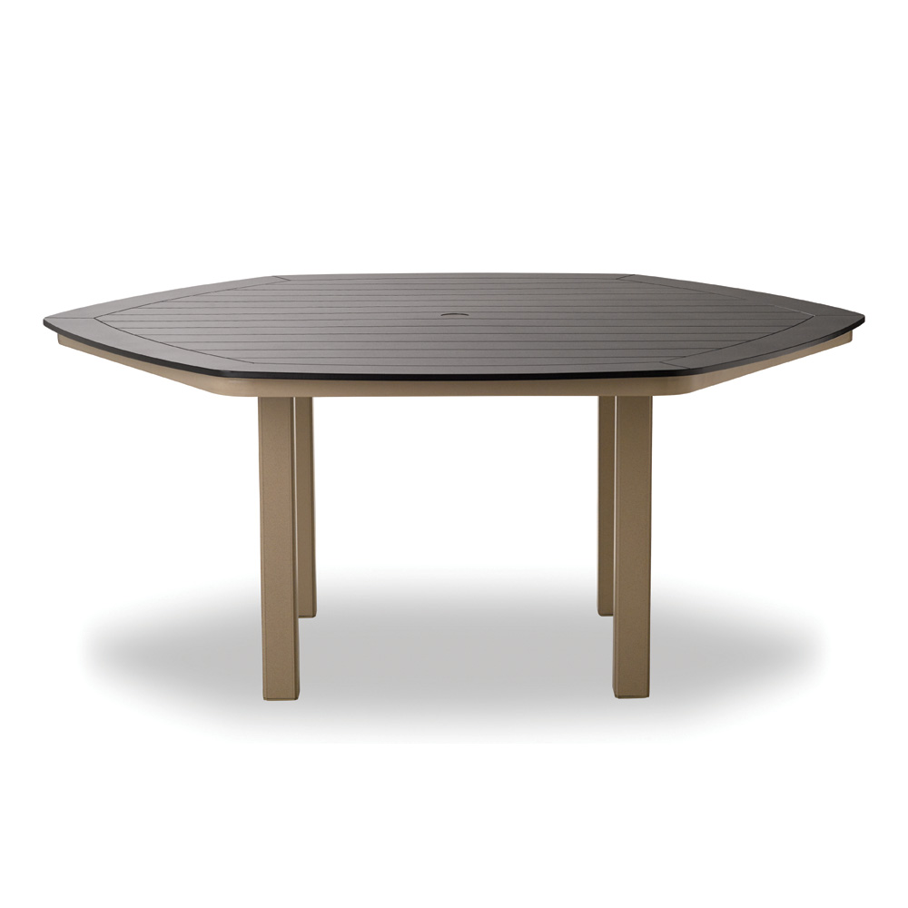Telescope Casual Marine Grade Polymer 62" Hexagonal Dining Table - TM00-2M00LEG