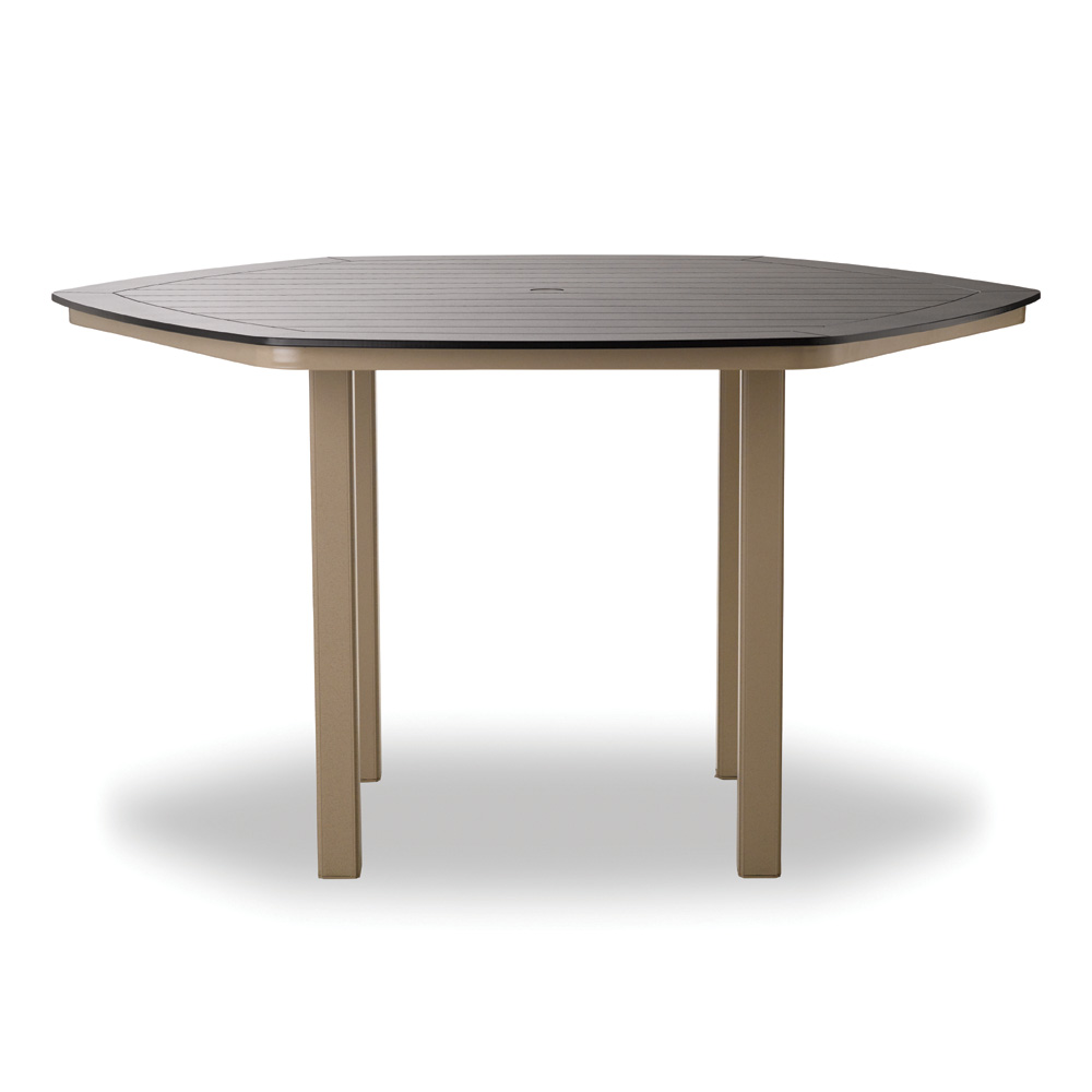 Telescope Casual Marine Grade Polymer 62" Hexagonal Balcony Table - TM00-3M00LEG