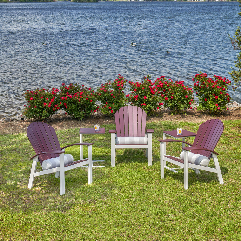 Telescope Casual Newport MGP Set of 3 Adirondack  Chair Set - TC-NEWPORT-SET6