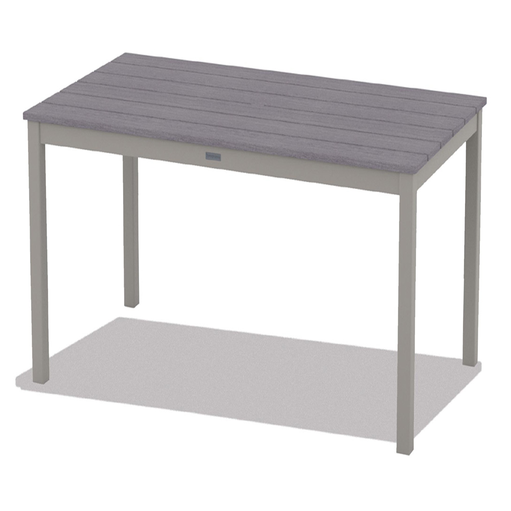 Telescope Casual 64" x 36" Rectangle Rustic Polymer Bar Table - TM30R-7M00