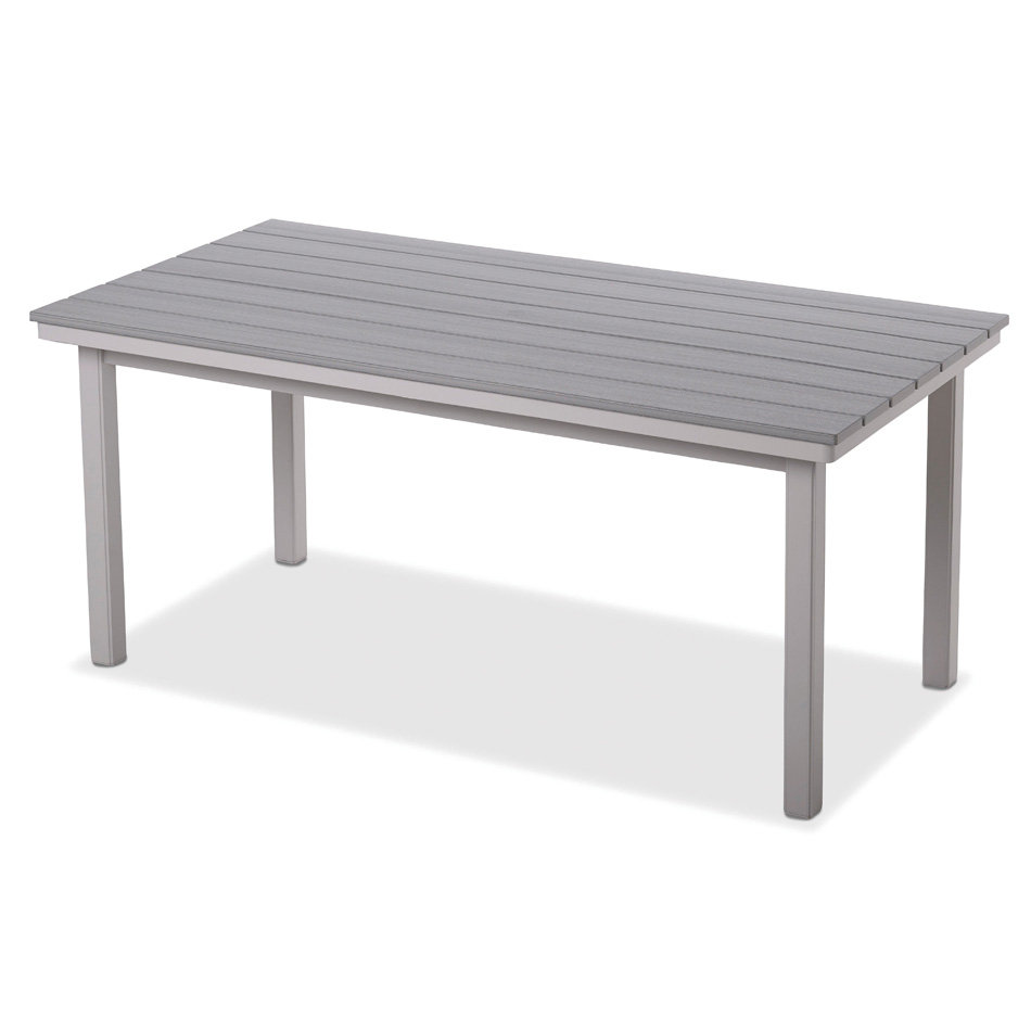 Telescope Casual Rustic Polymer 84" x 42" Rectangle Bar Height Table - 41"H - TM60-3800