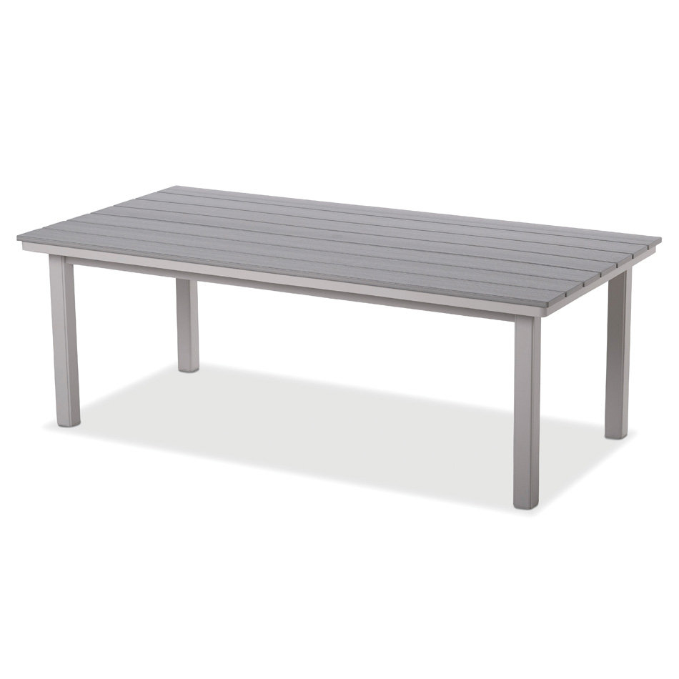 Telescope Casual Rustic Polymer 84" x 42" Rectangle Dining Table - 29"H - TM60-3850