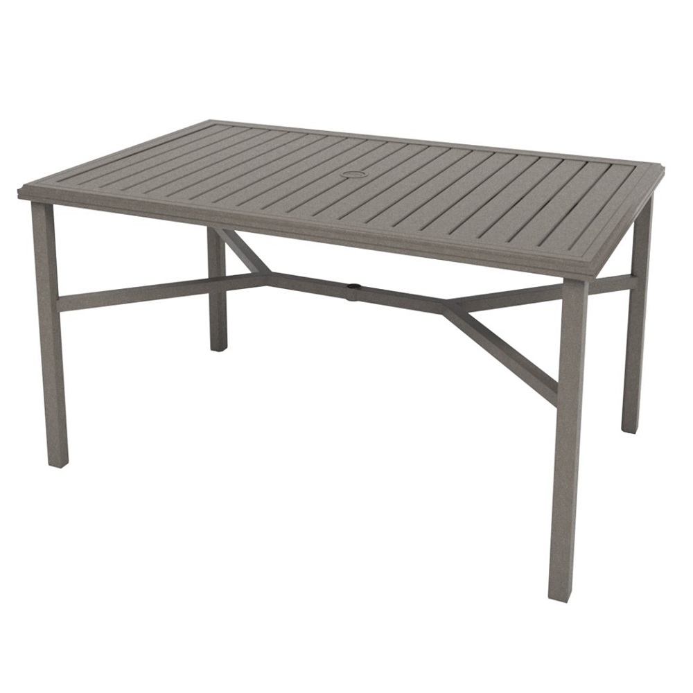 Tropitone Amici 66" x 42" Rectangle Counter Umbrella Table - 691866U-34