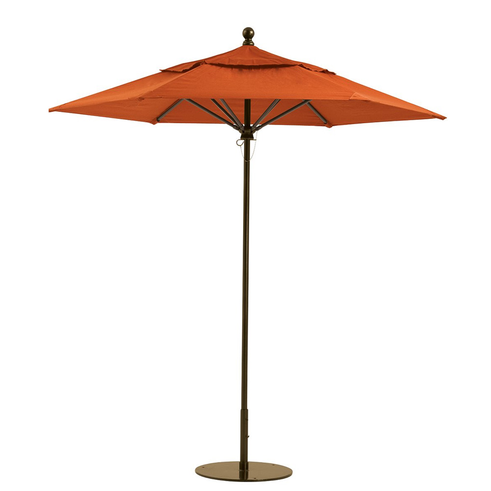 Tropitone Portofino III 7 Hexagon Patio Umbrella with Manual Lift - JH007MS