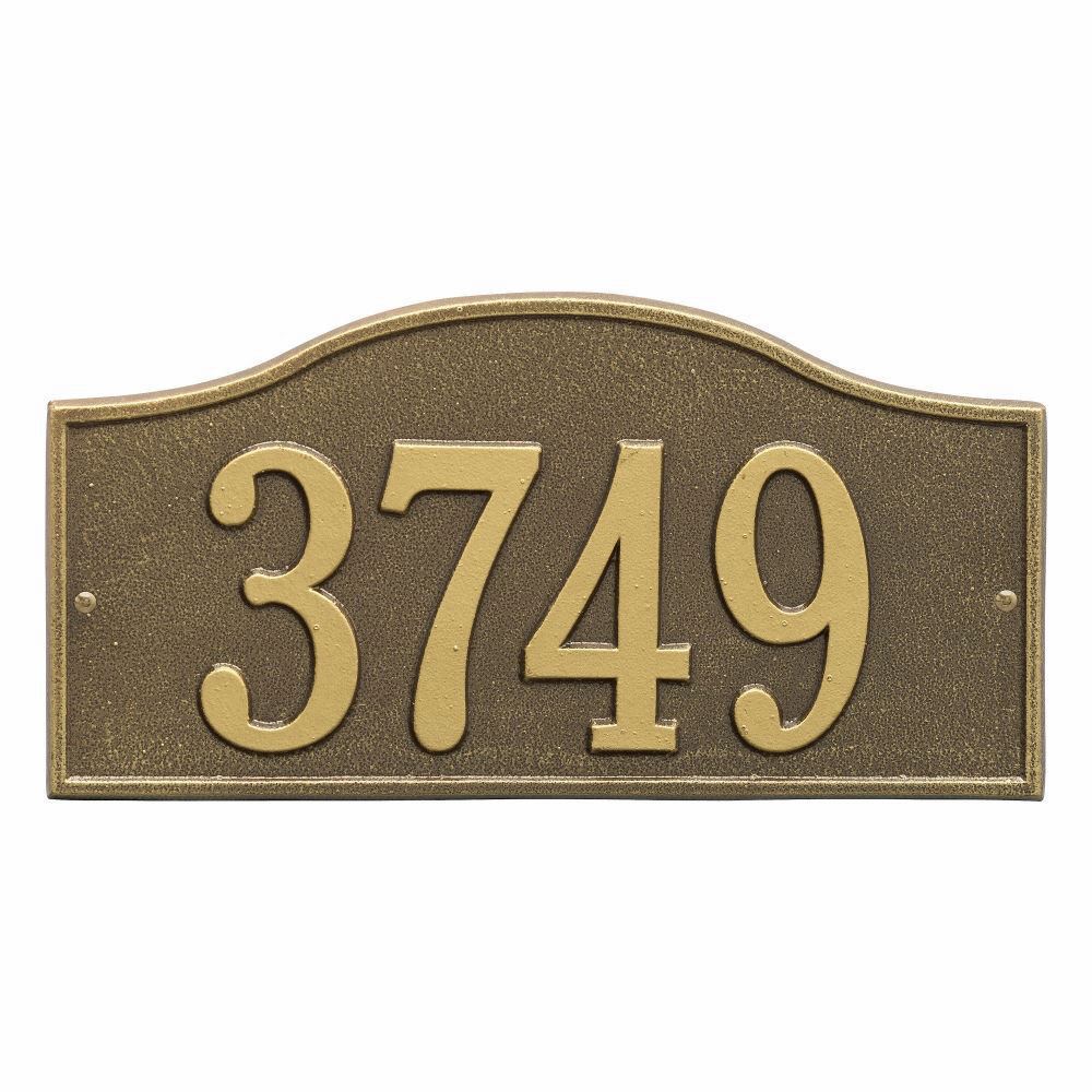 Whitehall Rolling Hills Plaques Standard Wall Address Plaque - One Line