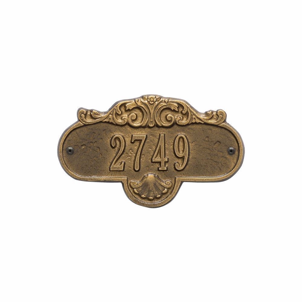 Whitehall Rochelle Petite Wall Address Plaque - One Line