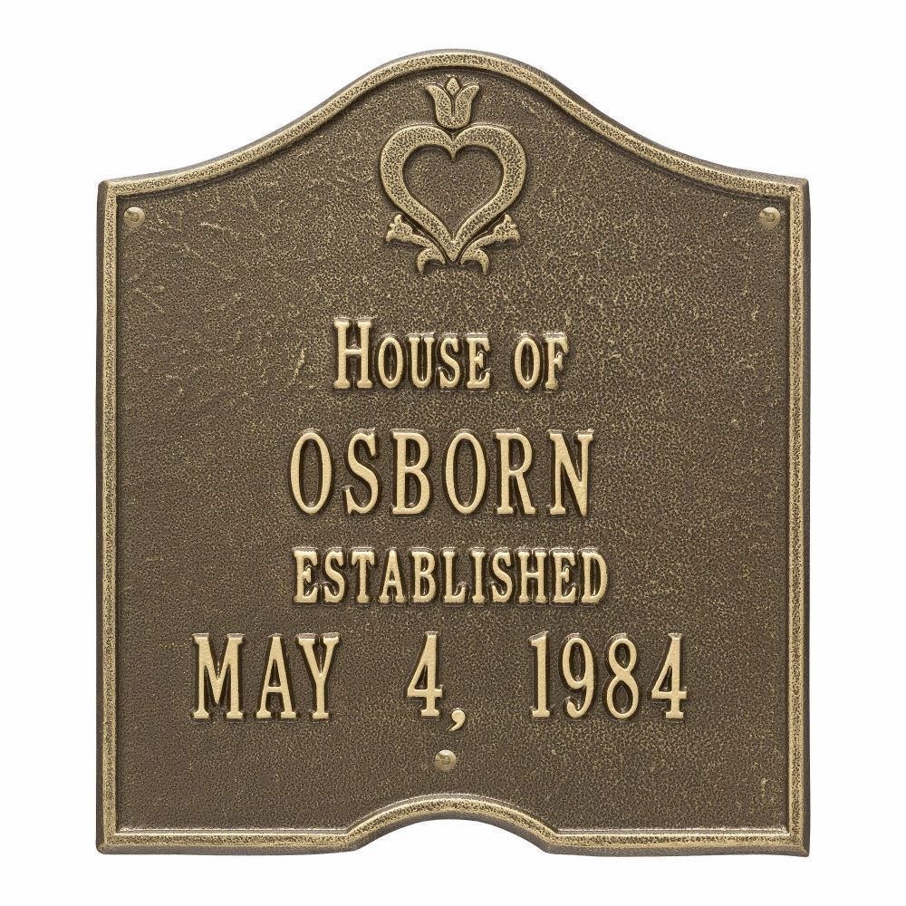 Whitehall Pennsylvania Dutch Anniversary Plaque - Two Line