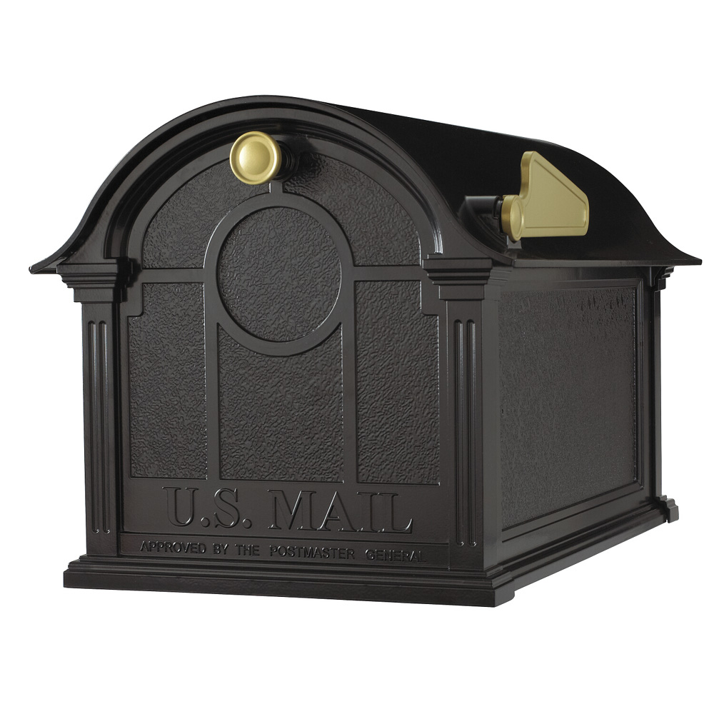 Whitehall Balmoral Mailbox  in Black