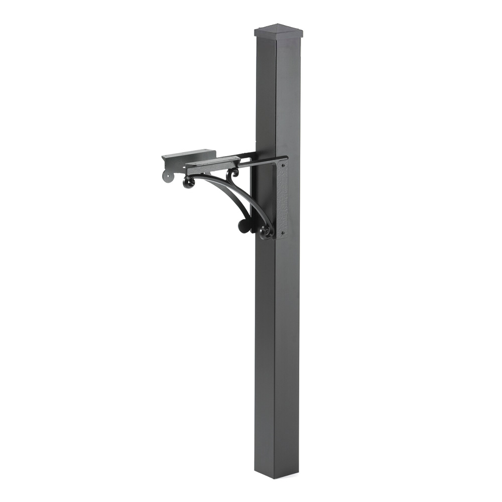 Whitehall Capitol Mailbox Superior Post and Brackets with Cap