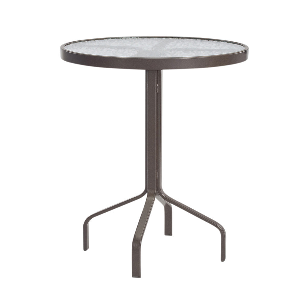 Windward Glass 30" Round Balcony Dining Table - WT3018-36G