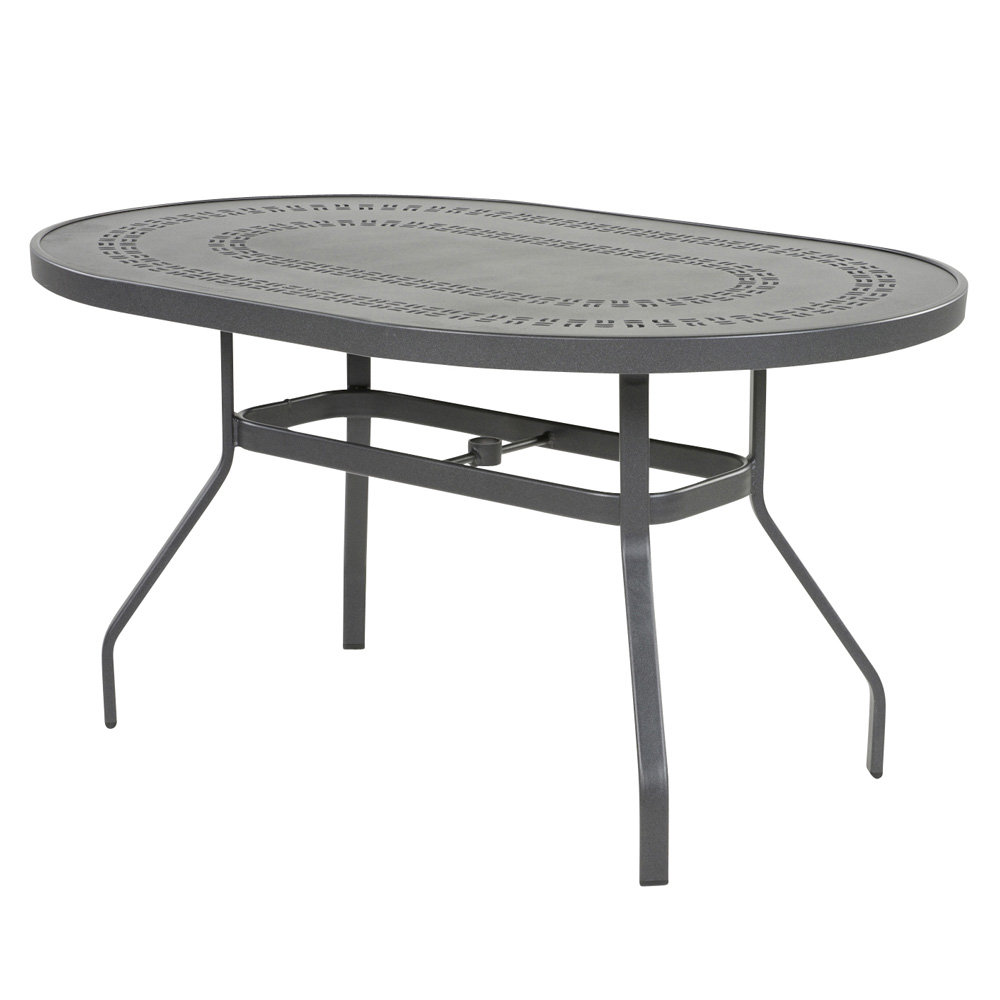Windward Mayan Aluminum 36" x 54" Oval Dining Table - KD3654-18MYN