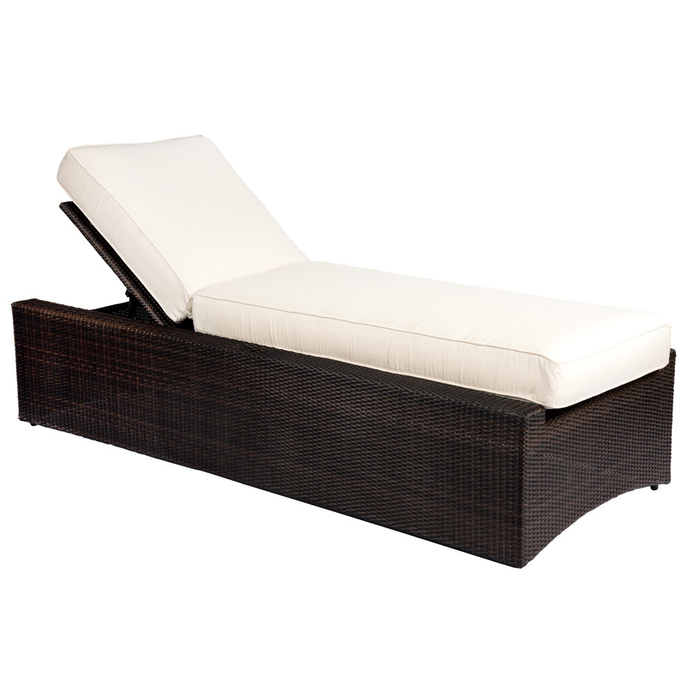 Woodard  All Weather Wicker Serene Chaise Lounge - S593041