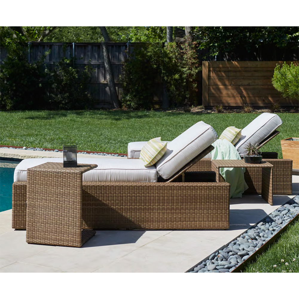 Woodard All Weather Wicker Chaise Lounge Set - WD-WICKER-SET4