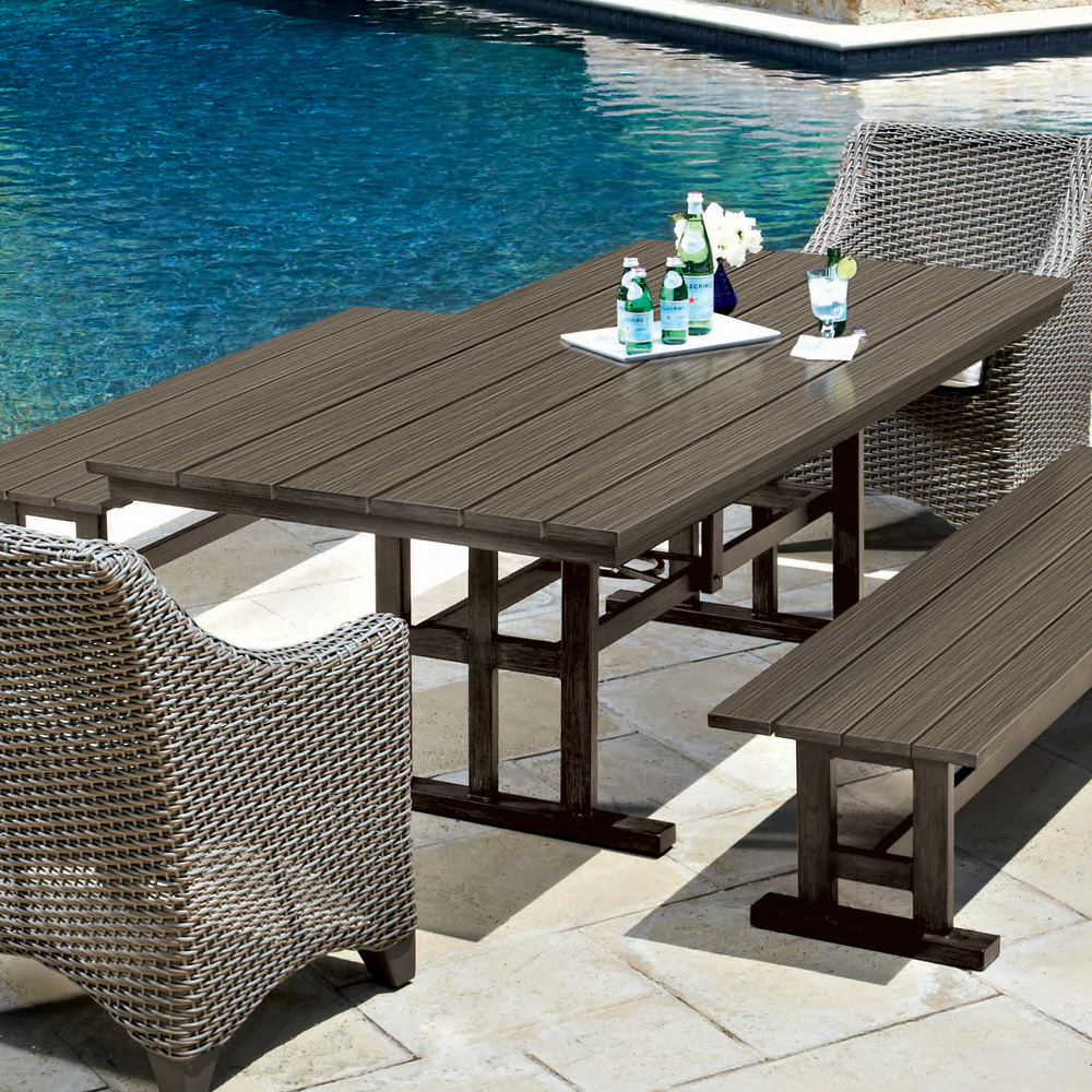 Woodard Augusta Woodlands Rectangle Dining Table - S592708