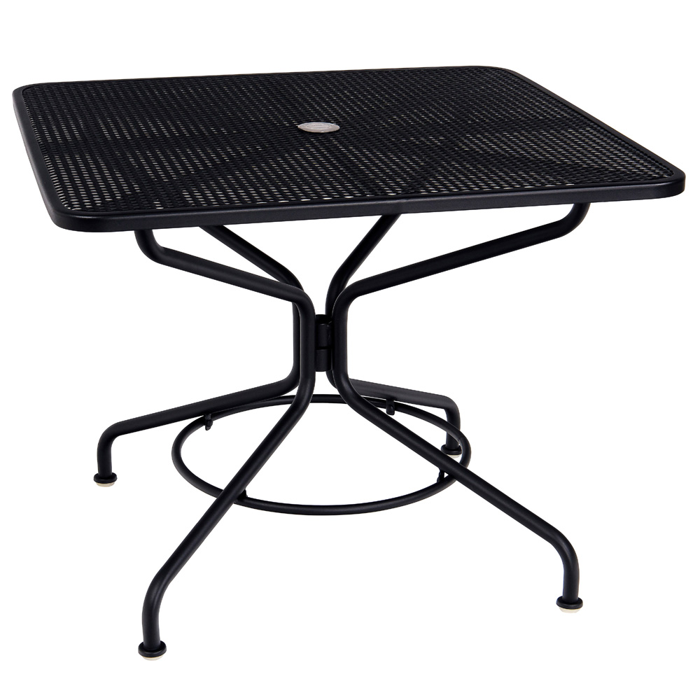 Woodard Cafe Series 36" Square Umbrella Table - 280029N