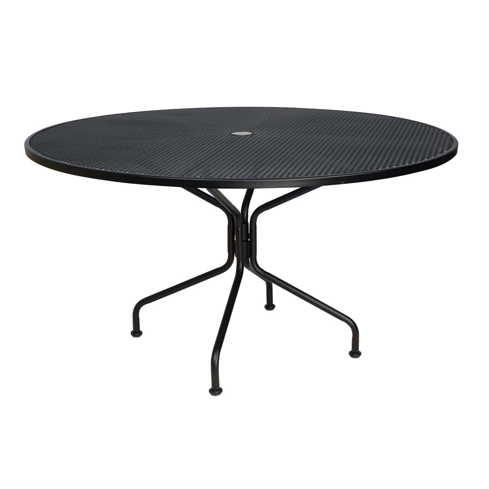 Woodard 54 inch round Premium Mesh Top RTA Umbrella Table - 190227