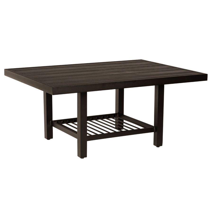 Woodard Tri-Slat 48" x 36" Rectangular Coffee Table - 4V4500-02645