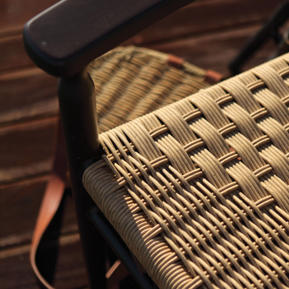 Low Country Vinyl Wicker Porch Swing - 77019