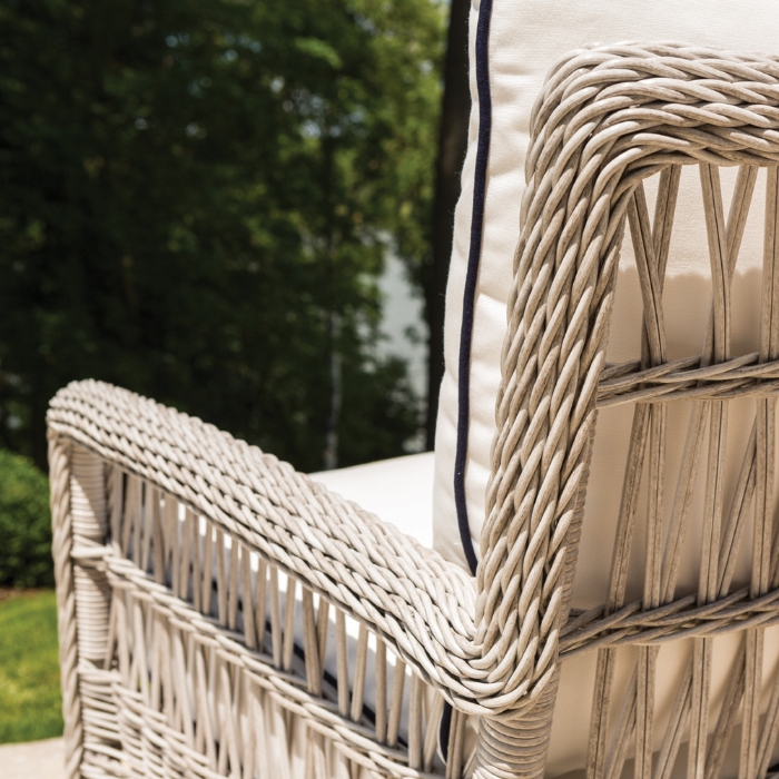 Mackinac Vinyl Wicker Patio Lounge Set - LF-MACKINAC-SET5
