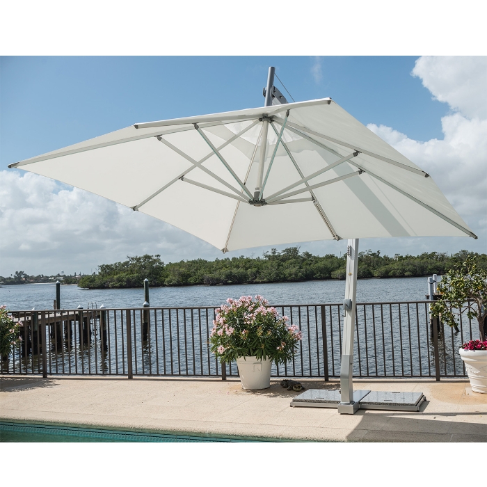 Bambrella Hurricane Aluminum Cantilever 10' x 13' Umbrella