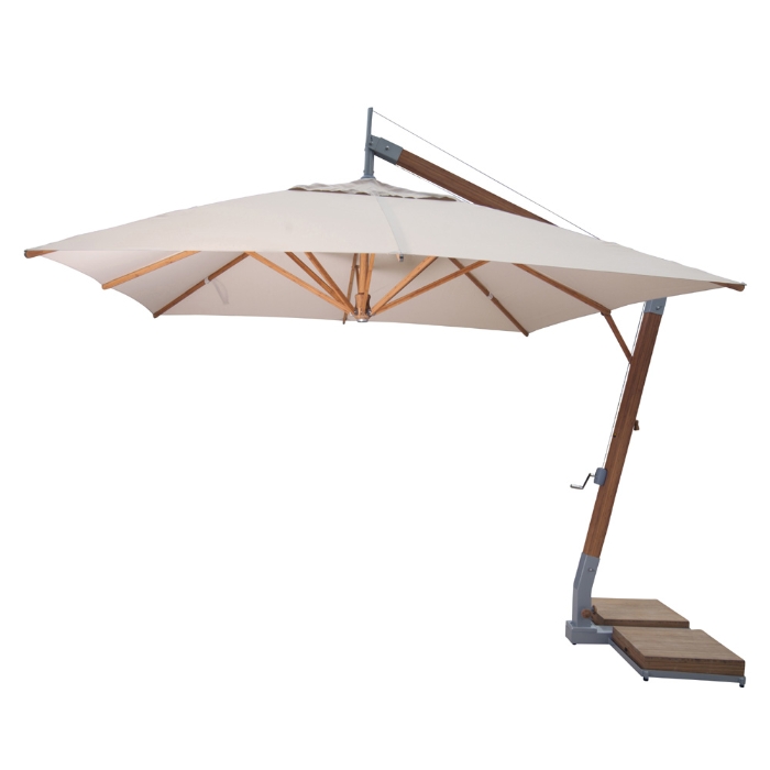 Levante Cantilever Sidewind 11' Square Umbrella - 34m-SQ-SW-L