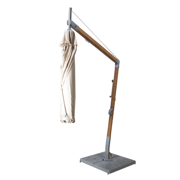 Sirocco Sidewind 10' Round Cantilever Umbrella - 30m-R-SW-S
