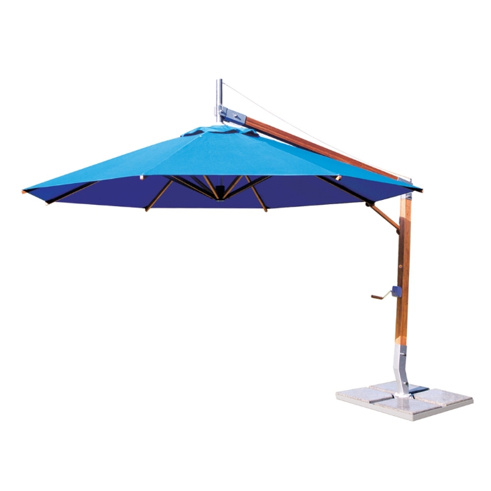 Sirocco Sidewind 10' Round Cantilever Umbrella - 30m-R-SW-S