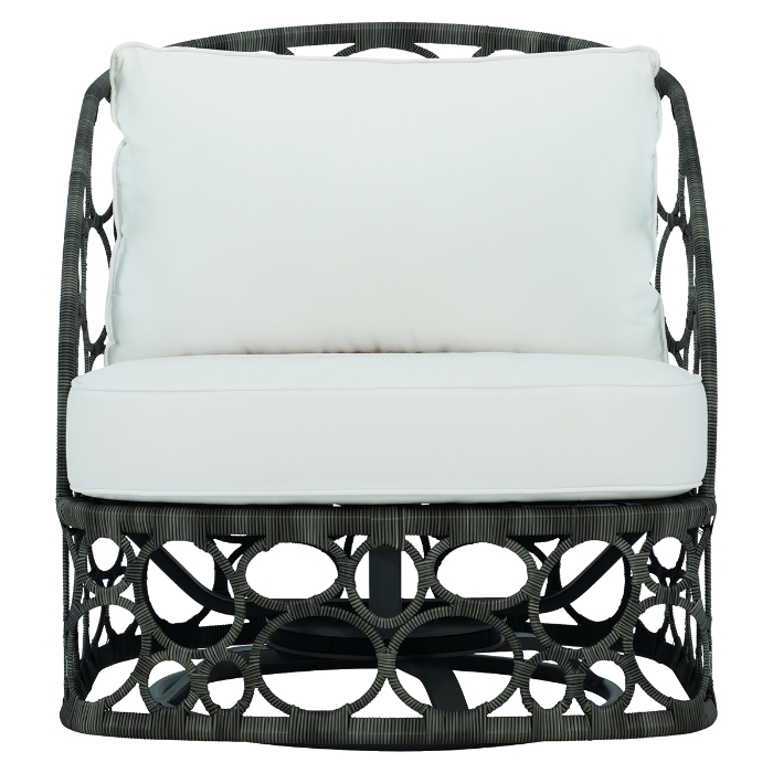 Bali Outdoor Swivel Chair front