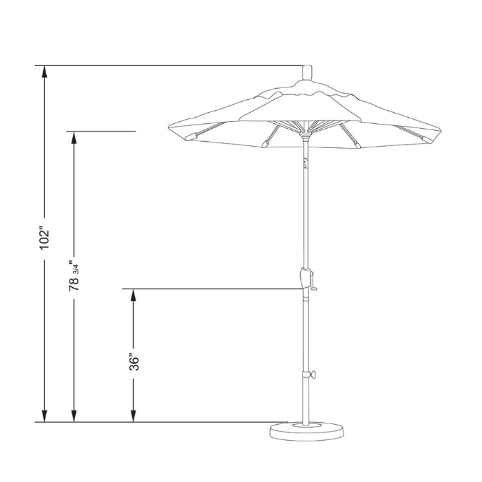 six foot diameter canopy