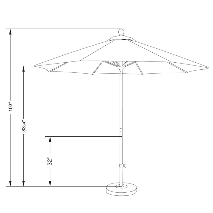 fiberglass frame umbrella