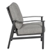Barbados Cushioned Dining Chair side view