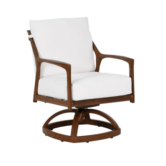 Castelle Berkeley Cushioned Dining Swivel Rocker - 1E07R