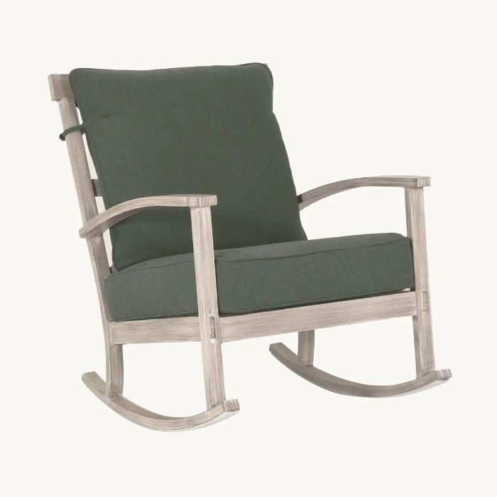 Castelle Biltmore Antler Hill Ultra High Back Cushion Lounge Rocking Chair - 0A36T