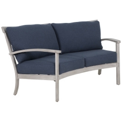 Castelle Biltmore Antler Hill Cushion Crescent Loveseat - 0A41T