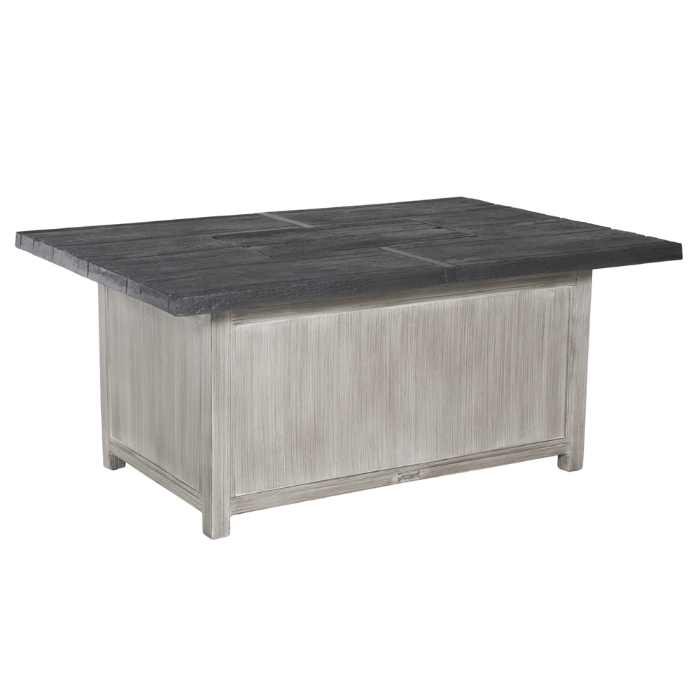 Castelle Biltmore Antler Hill 36" x 52" Rectangular Coffee Table with Firepit - A0RF32WL