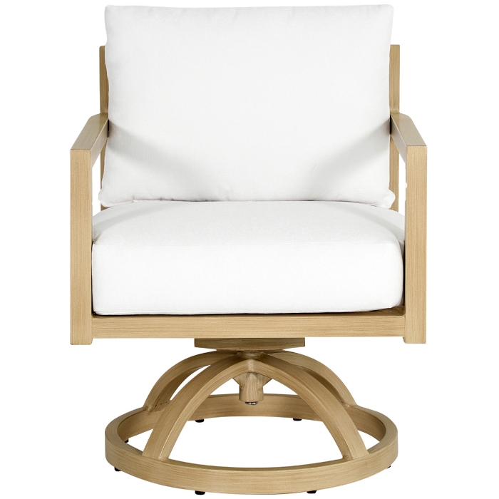 Castelle Biscayne Swivel Rocker Dining Chairs