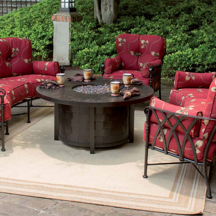 Castelle aluminum firepit