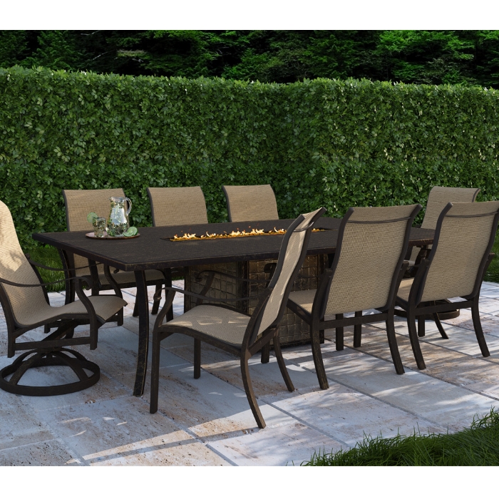 Classical aluminum firepit