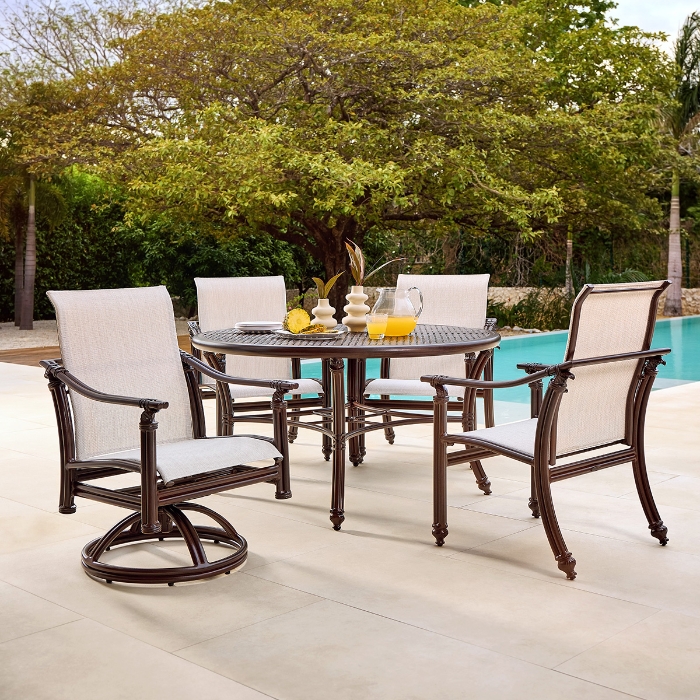 Castelle Coco Sling Dining Set