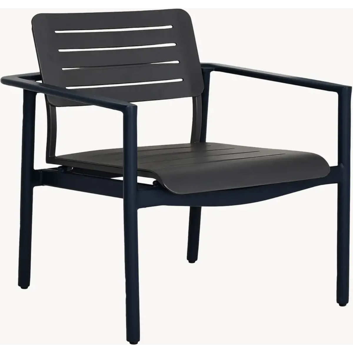 Castelle Davenport Stackable Cast Lounge Chair