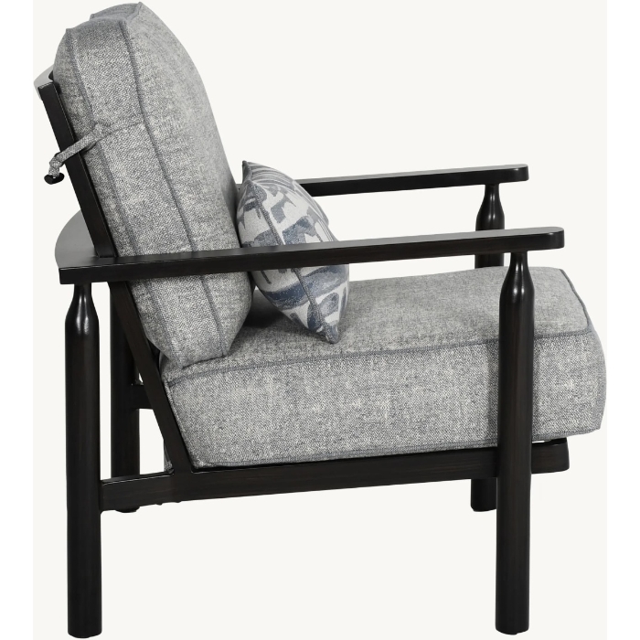 Holland Cushioned Lounge Chair with One Accent Pillow - 6C10T