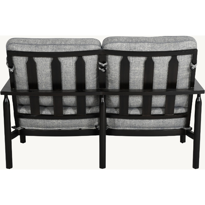 Holland Cushioned Loveseat with Two Accent Pillows - 6C11T