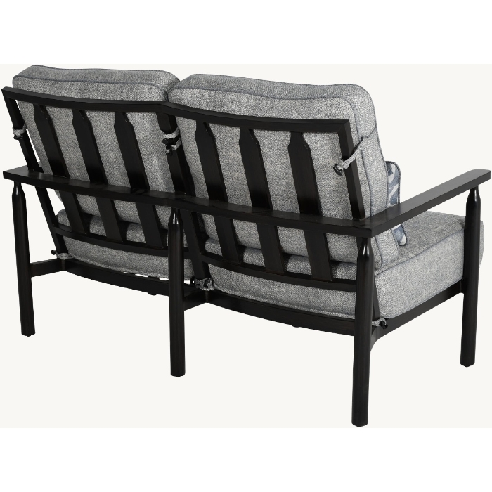 Holland Cushioned Loveseat with Two Accent Pillows - 6C11T