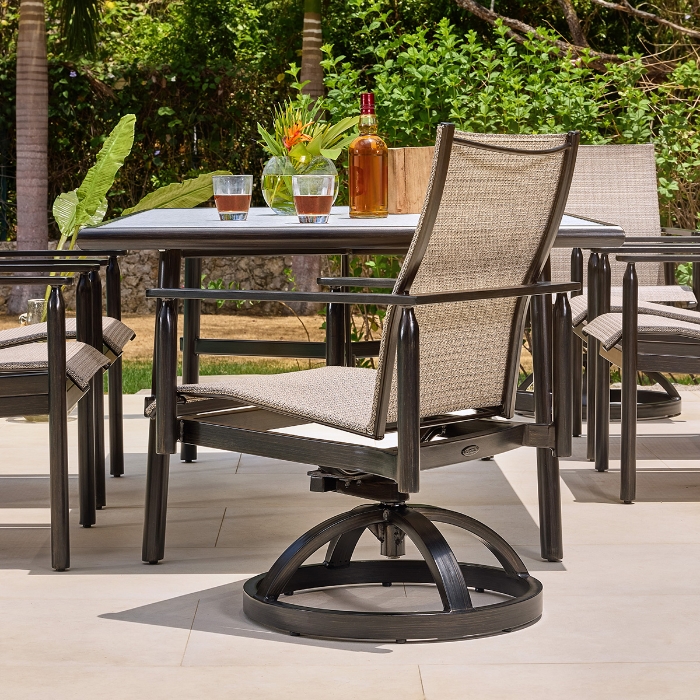Holland Sling Dining Swivel Rocker - 6C68S