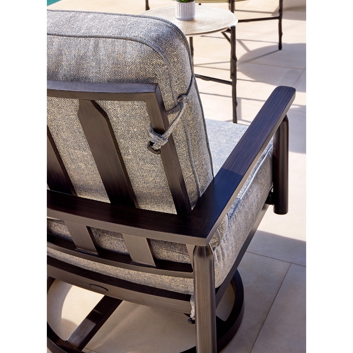 Holland Cushioned Lounge Chair with One Accent Pillow - 6C10T
