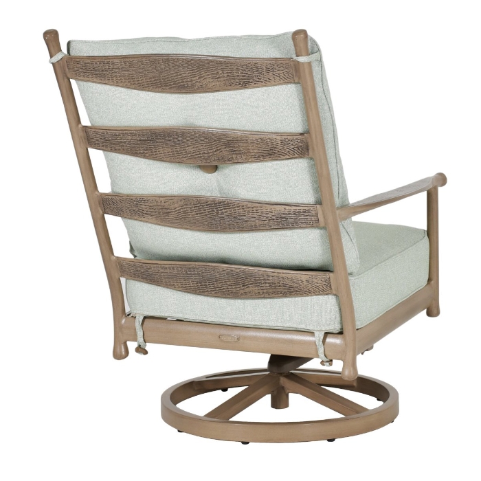 Lodge High Back Lounge Swivel Rocker back angle