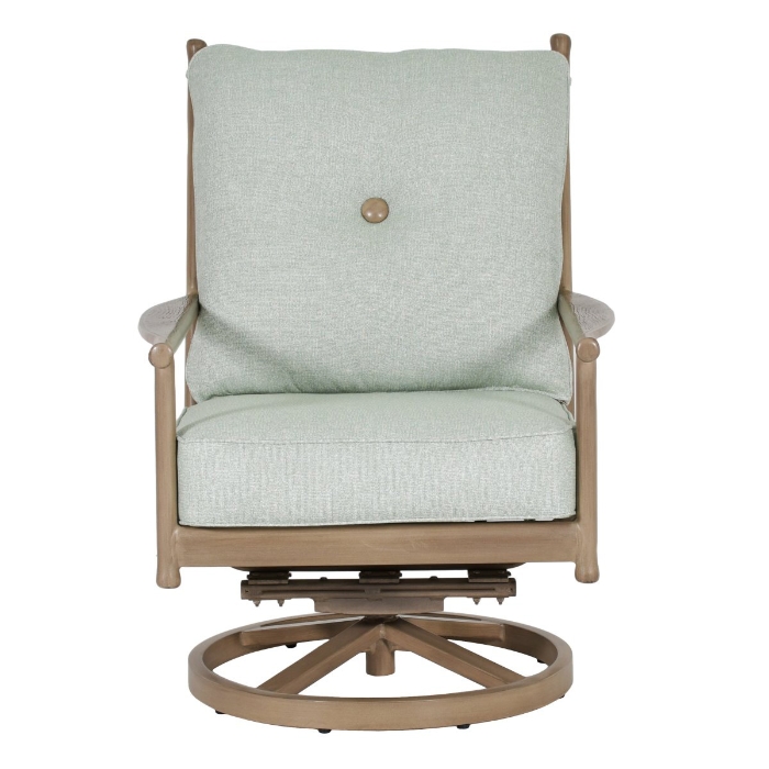 Lodge High Back Lounge Swivel Rocker front