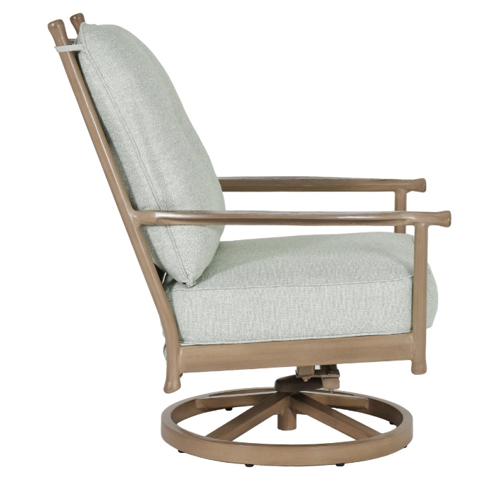 Lodge High Back Lounge Swivel Rocker side