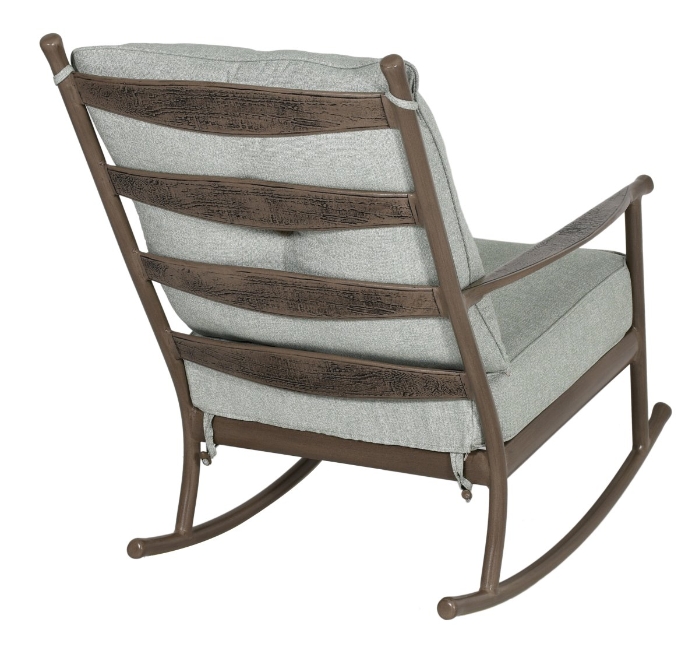Lodge Ultra High Back Lounge Rocking Chair back angle