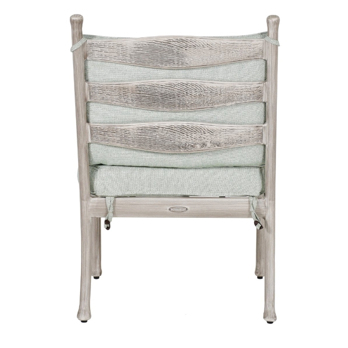 Lodge Formal Armless Dining Chair back